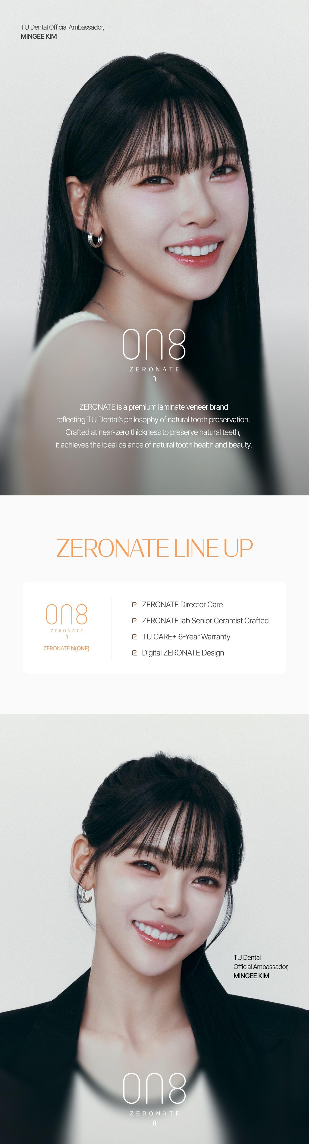 ZERONATE ONE lineup details and model image