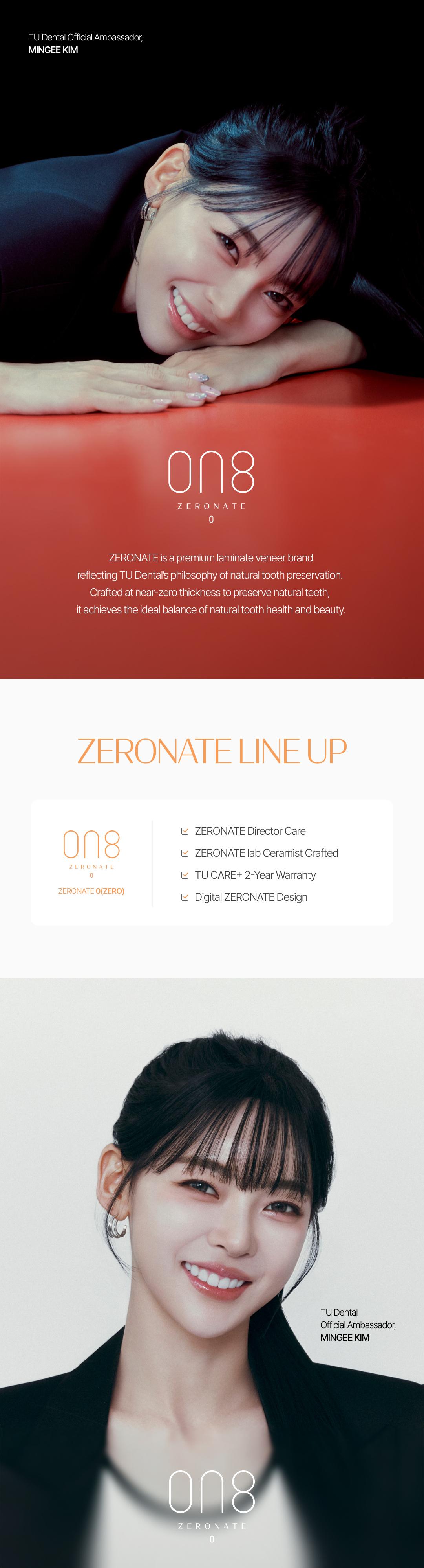 ZERONATE ZERO lineup details and model image