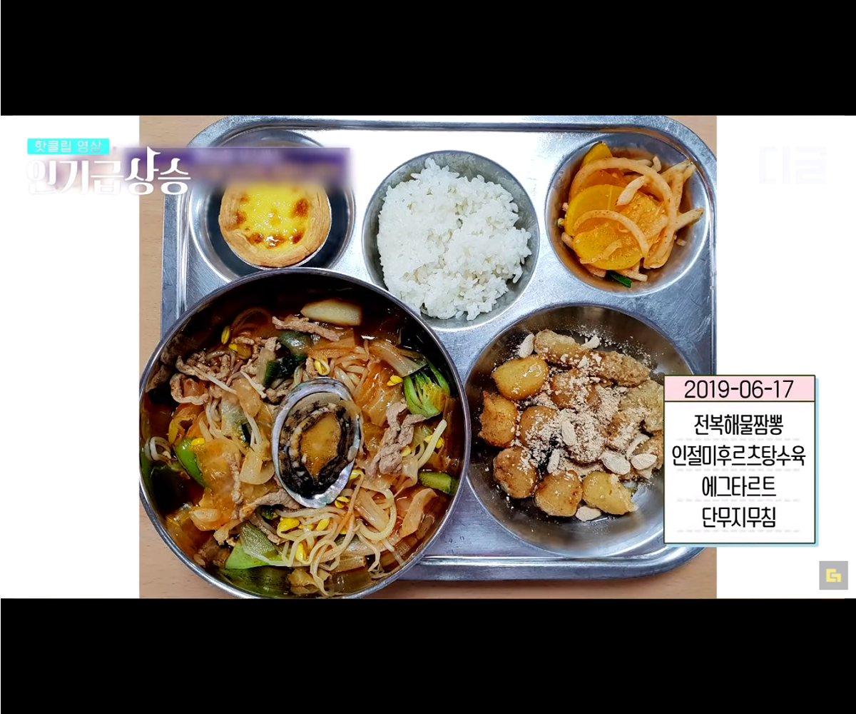 韓国文化、韓国給食、韓国学校給食、韓国グルメ