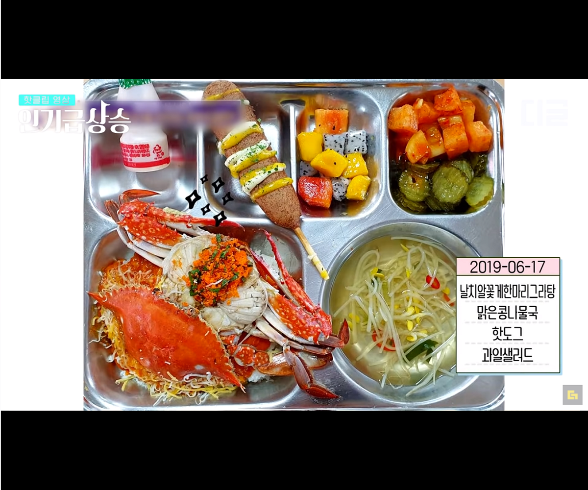 韓国文化、韓国給食、韓国学校給食、韓国グルメ