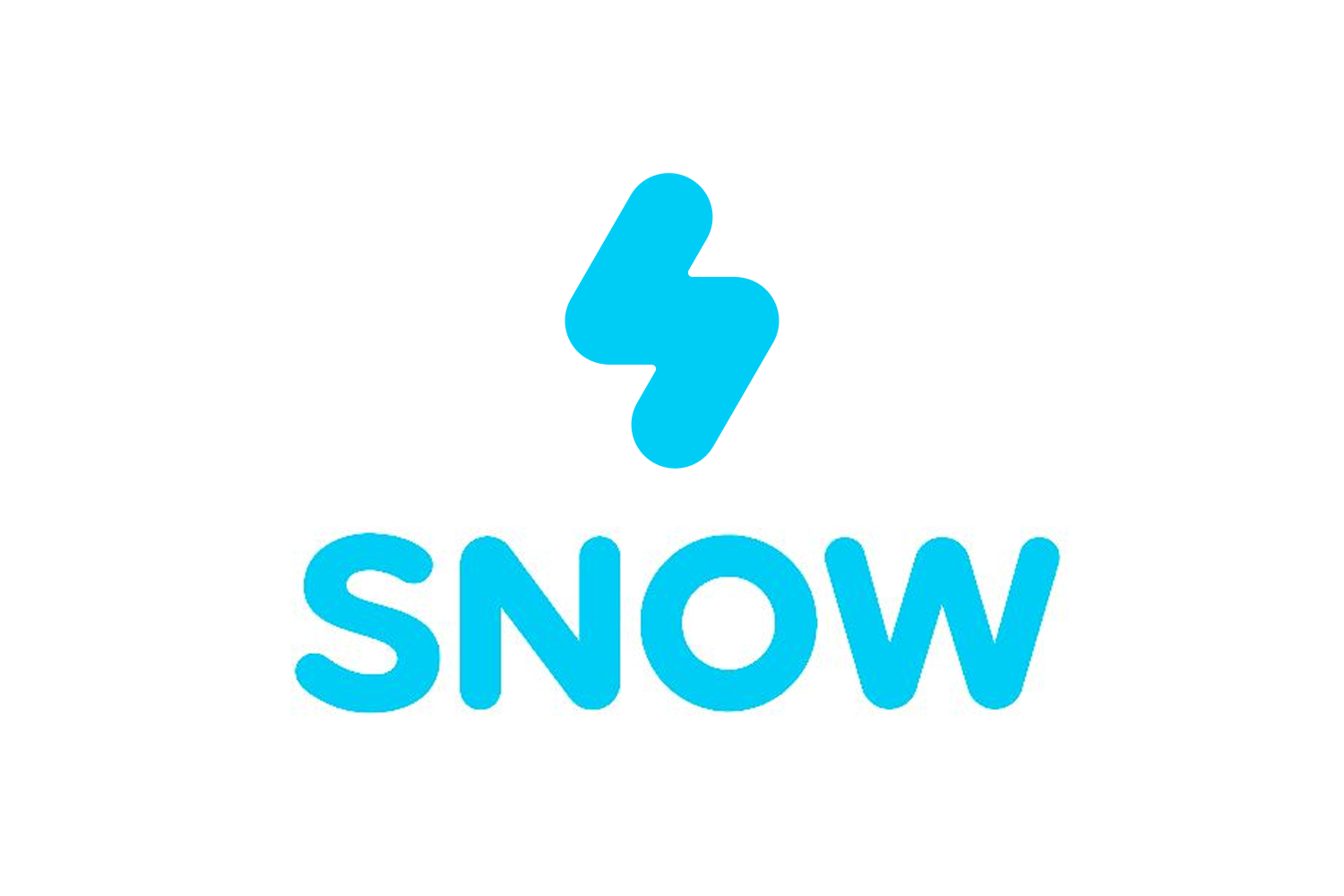 SNOW應用程式標誌及界面顯示