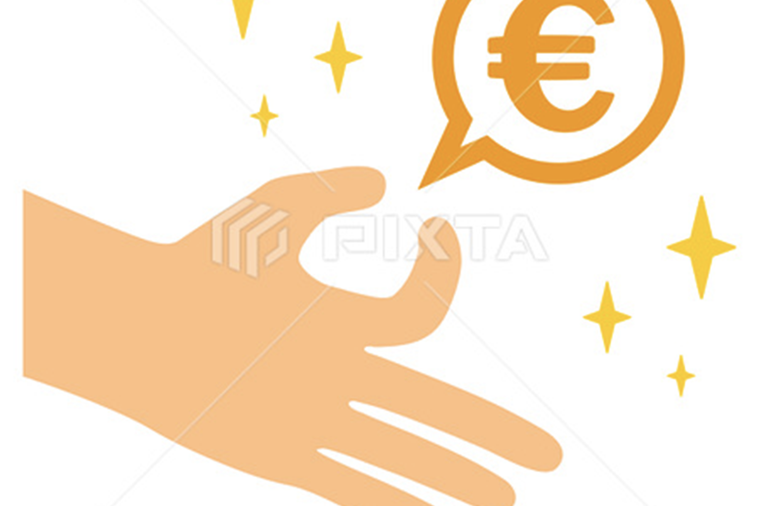 韓國手勢：手掌向上作為金錢的象徵