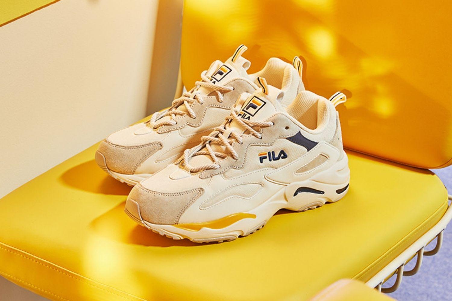 giày fila RAY TRACER vàng