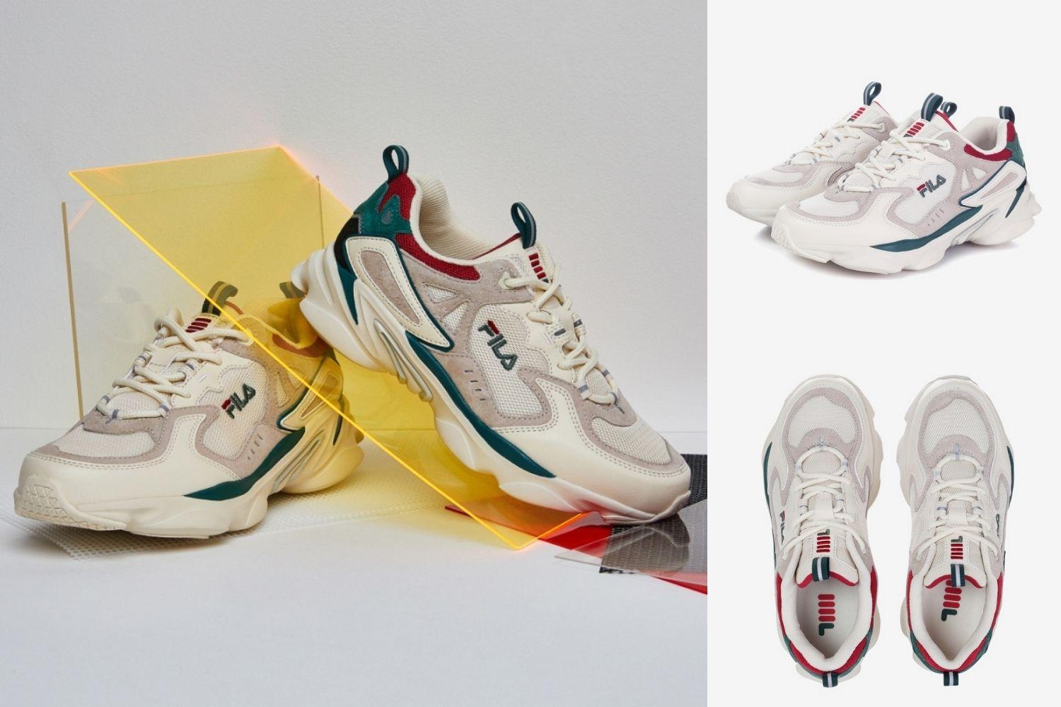 giày fila SKIPPER xanh đỏ