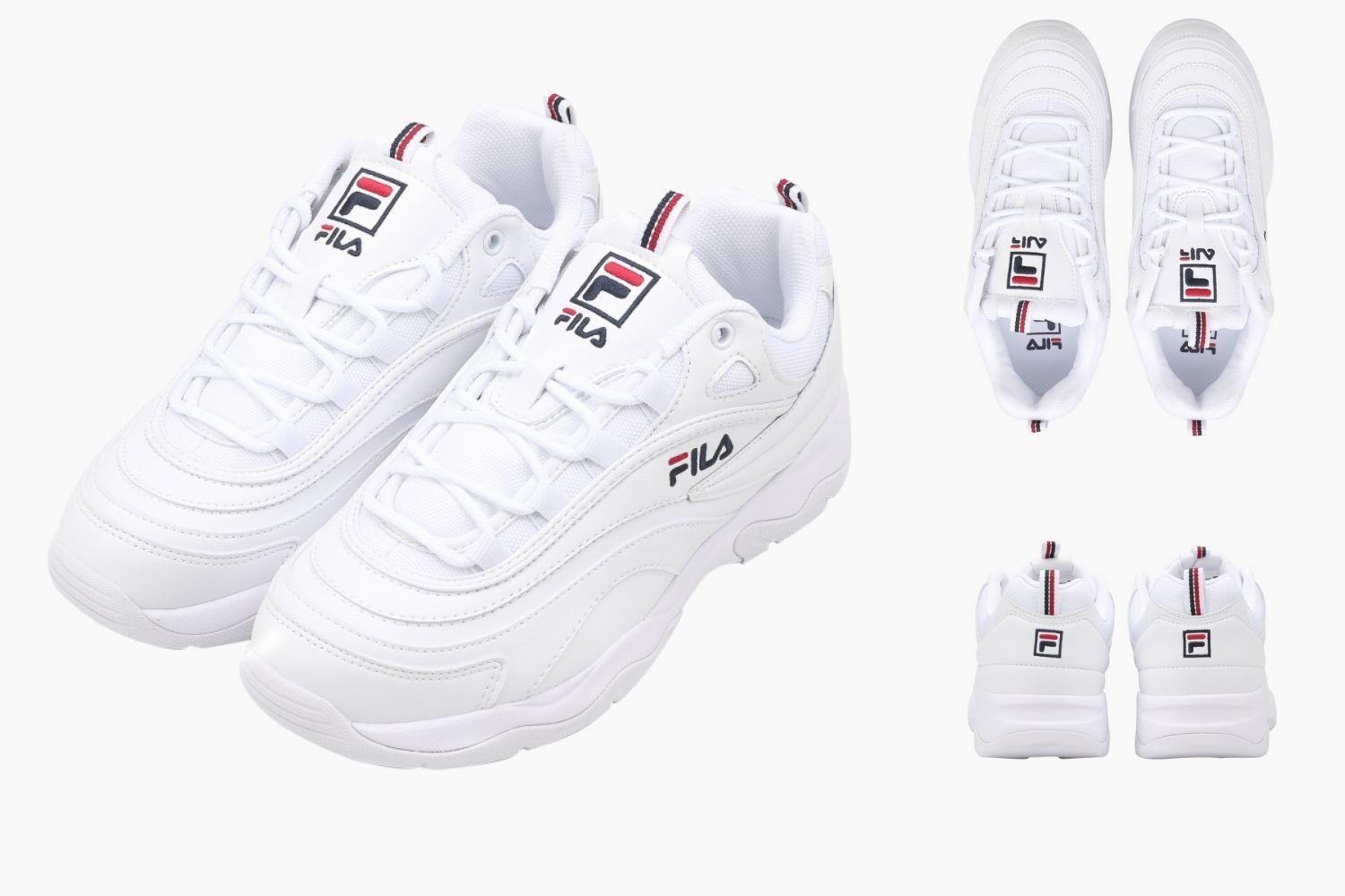 giày FILA RAY trắng