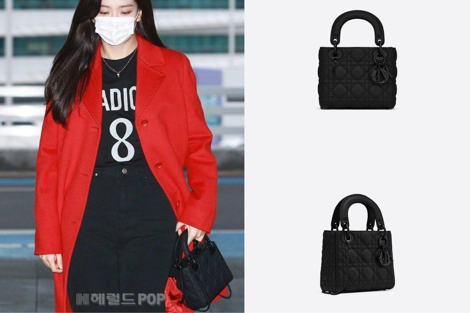 กระเป๋า Dior ใบโปรดของจีซู BLACKPINK Lady Dior Bag ไซส์มินิสีดำ