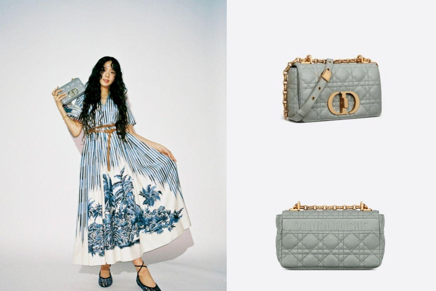 กระเป๋า Dior ใบโปรดของจีซู BLACKPINK Dior Caro Bag ไซส์เล็ก