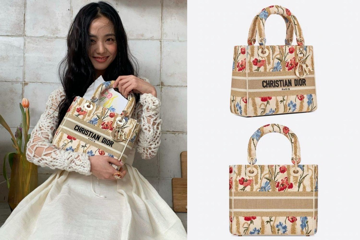 กระเป๋า Dior ใบโปรดของจีซู BLACKPINK Lady D-Lite Bag ไซส์กลาง