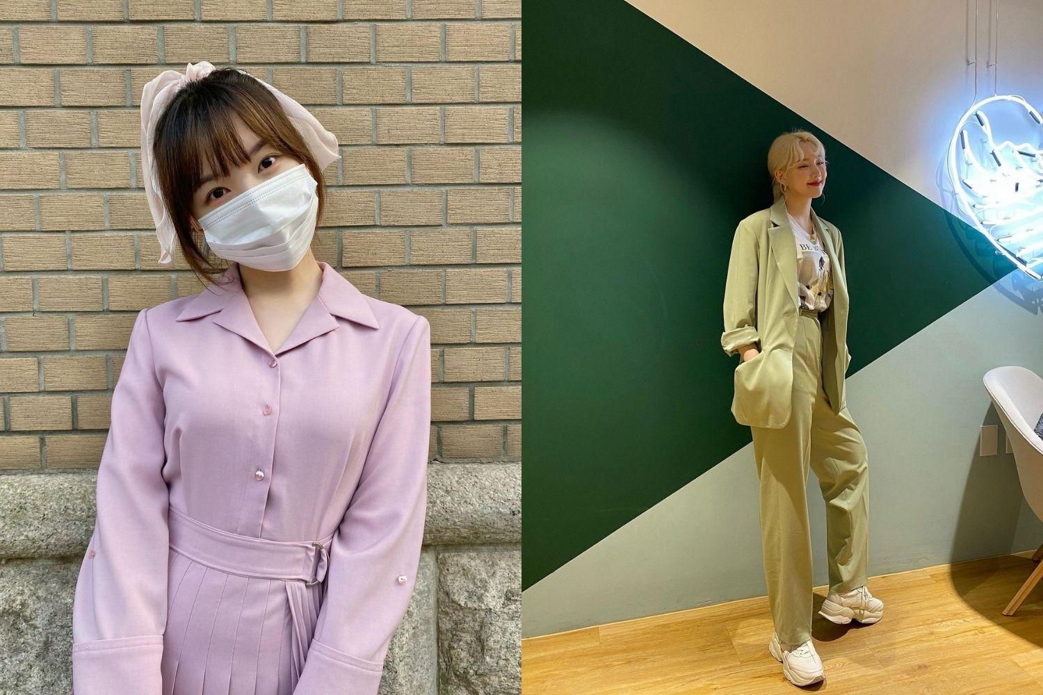 แฟชั่นชุดสีพาสเทลไตล์เยริน GFRIEND