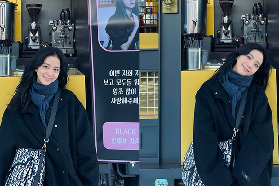 粉絲在咖啡車前拍攝認證照，使應援活動更加精彩