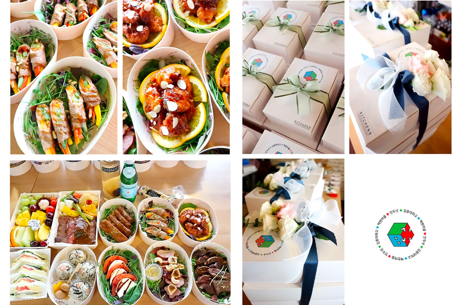 高級餐盒，其中包含多種類的健康且美味的菜餚