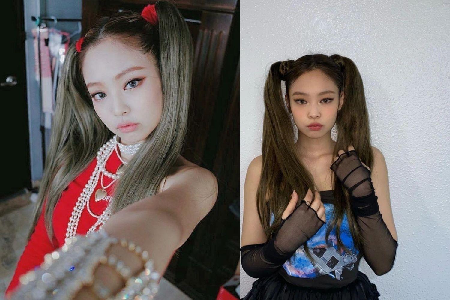 Blackpink Jennie buộc tóc 2 bên
