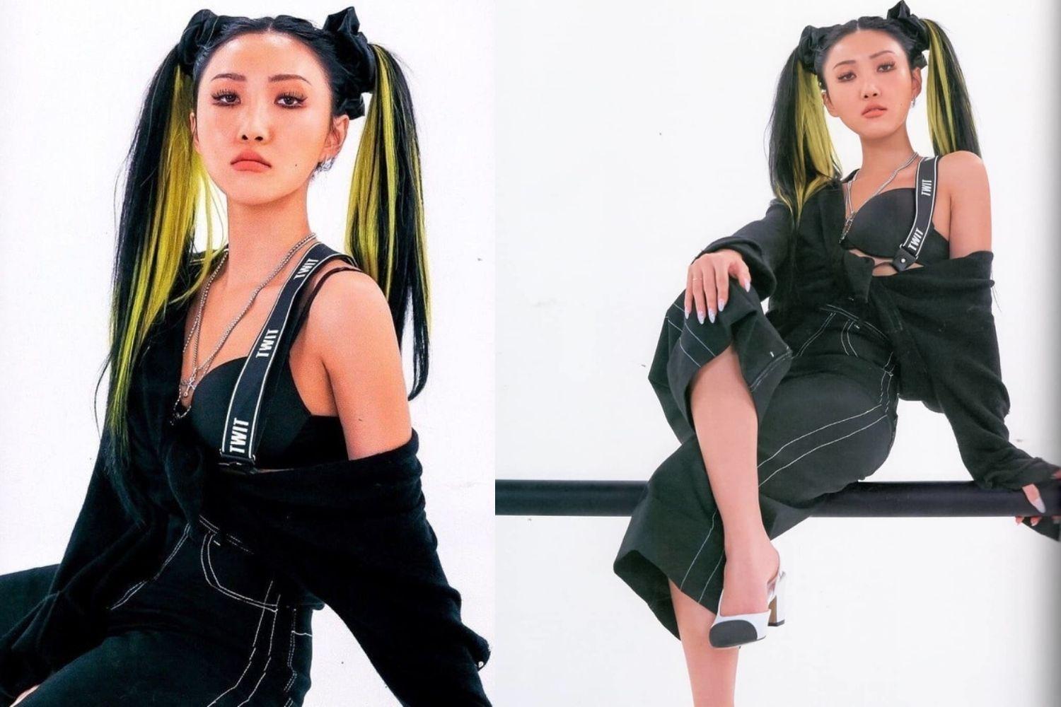 Mamamoo Hwasa buộc tóc 2 bên