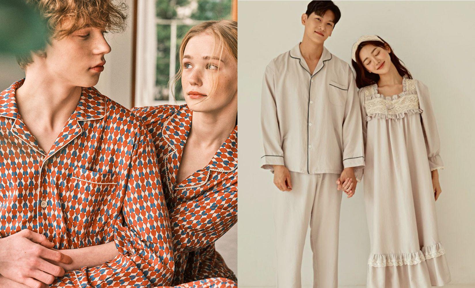 5 thương hiệu pajamas Hàn Quốc dành cho couple siêu ngọt, siêu cưng!