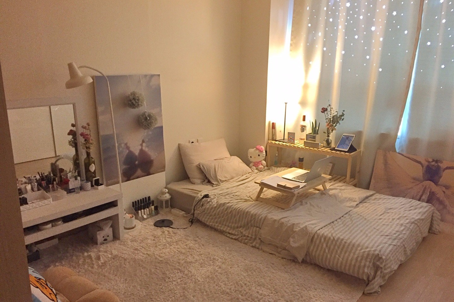 girl studio apartment in korea