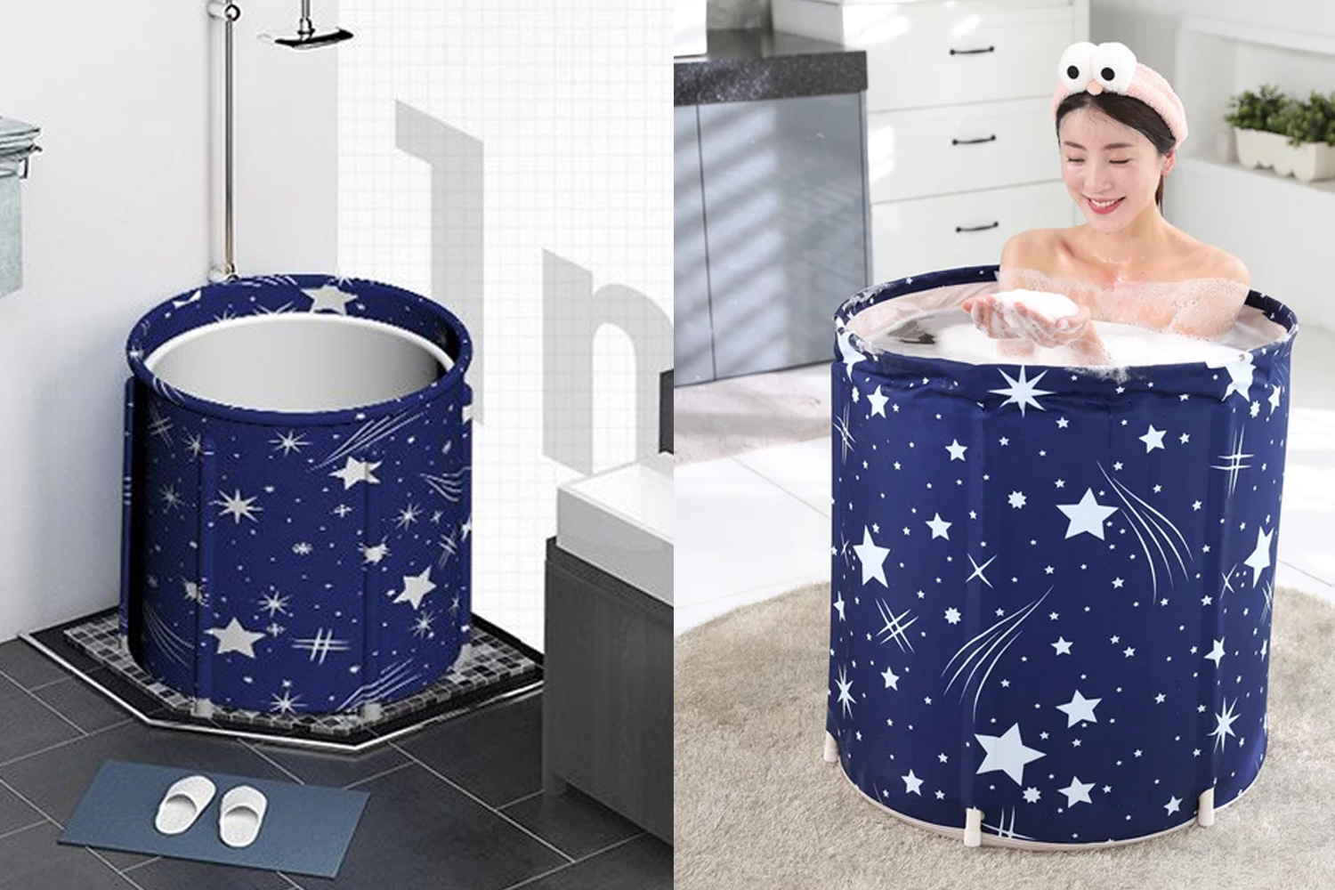 circular portable bathtub