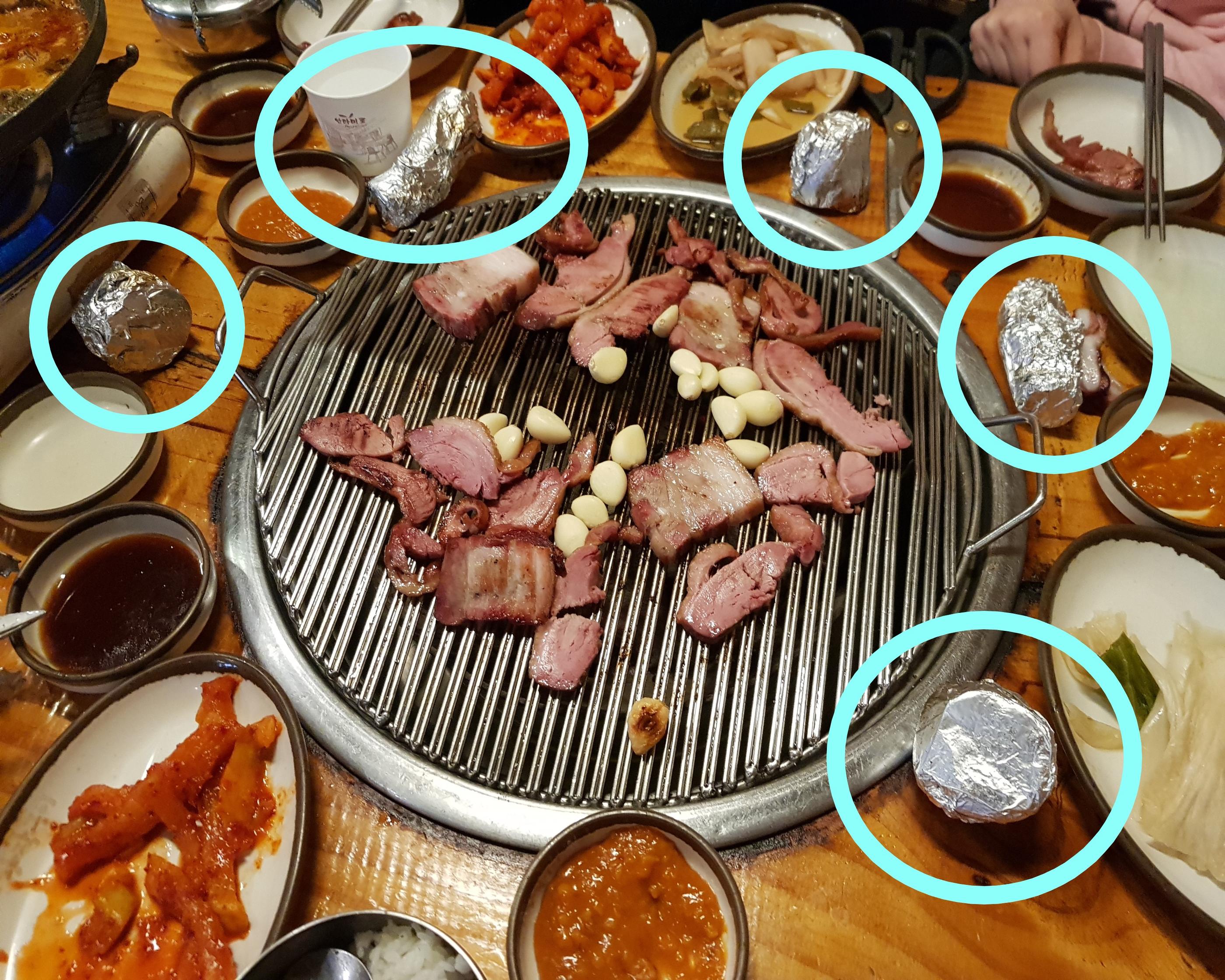 韓国文化、韓国、オリコギ、韓国アヒル肉、韓国鴨肉、韓国食堂、ハニーマスタード、サンム、サムギョプサル、コグマ