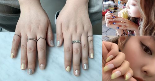 creatrip editor nails stickers and nails from kpop group blackpink's jennie's nails 