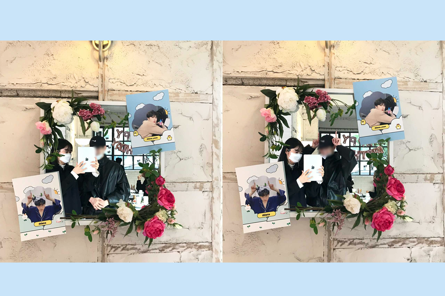 quán cà phê sinh nhật event cup holder gifted idol kpop astro sanha gương