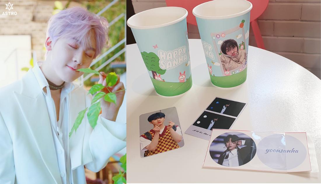 Cùng ăn mừng sinh nhật ASTRO San-ha tại quán cà phê đặc biệt tổ chức sự kiện nhé!
