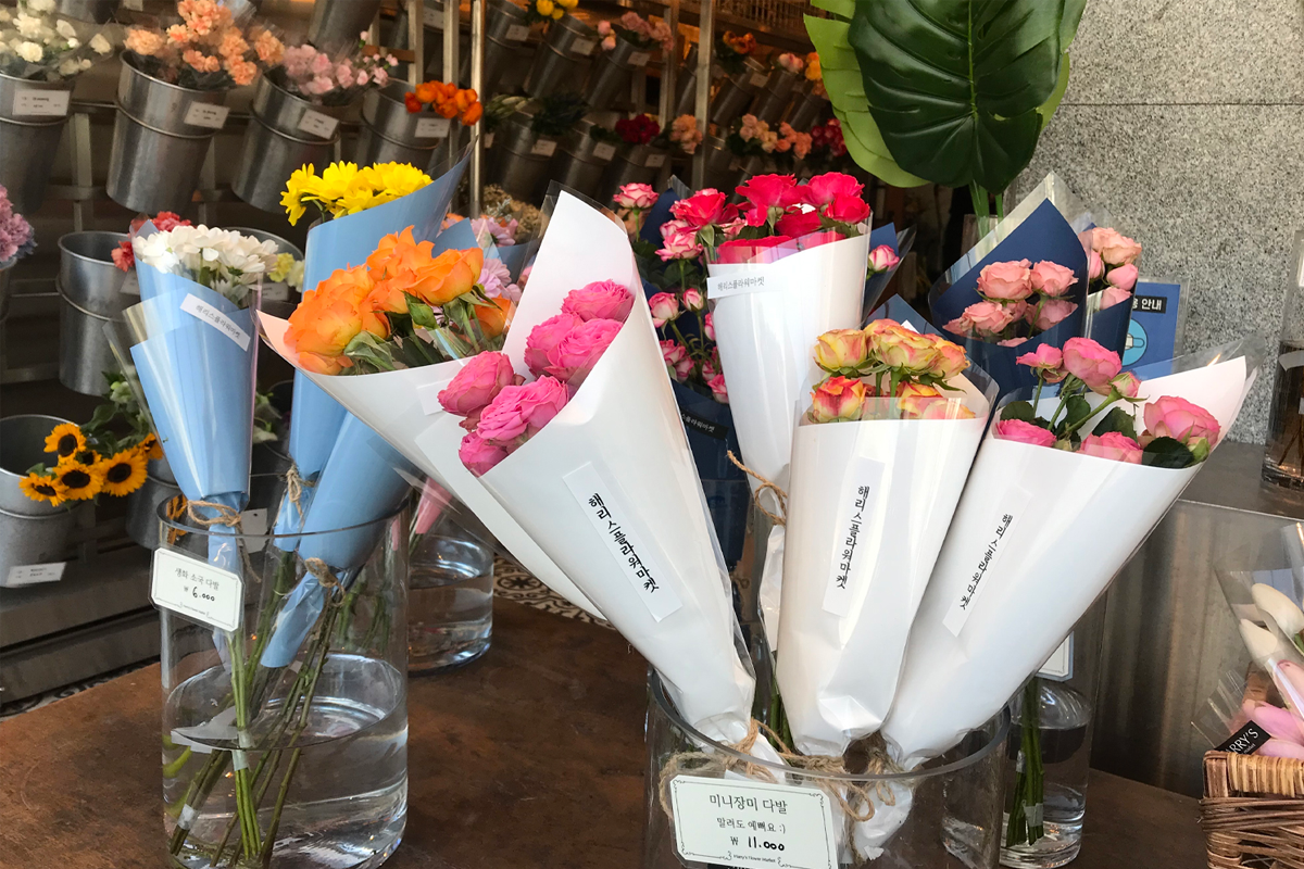 首爾 花店 花束