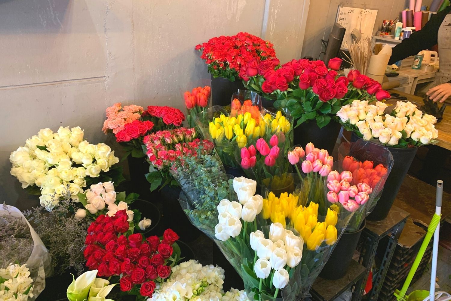 colourful flowers in d.flower