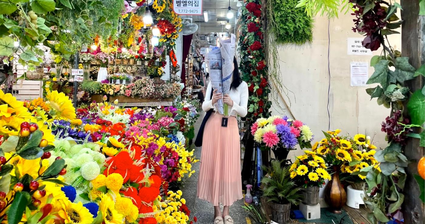 Dónde comprar flores en Seúl