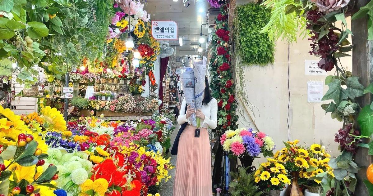 Tổng hợp các địa điểm bán lẻ, bán buôn hoa rẻ đẹp ở Seoul