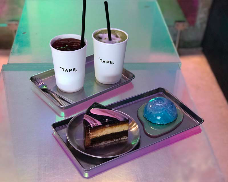 seoul tape cafe drinks and dessert