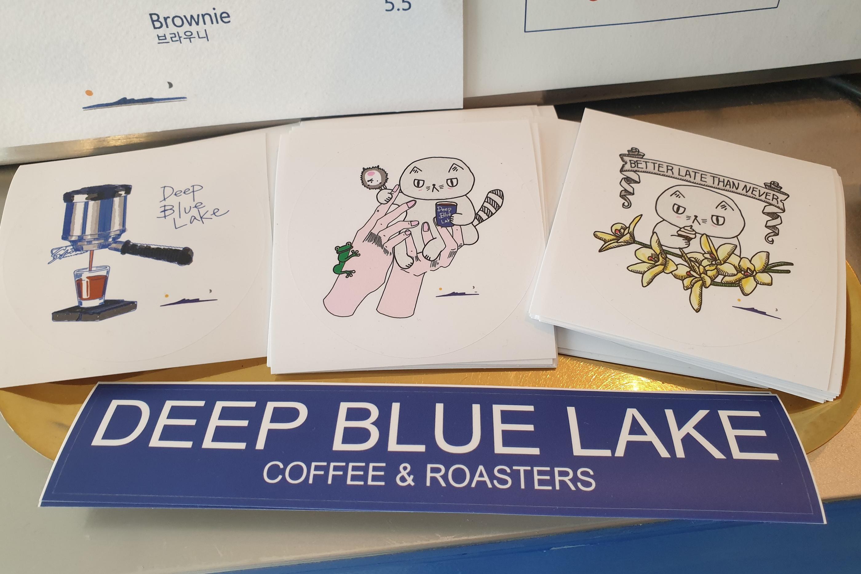 coffee sign DEEP BLUE LAKE