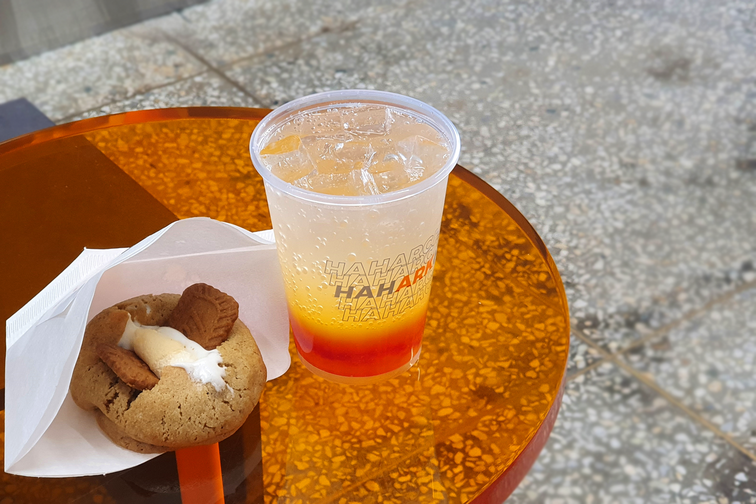 ark of brothers drink sunset Ade and lotus biscuit smores