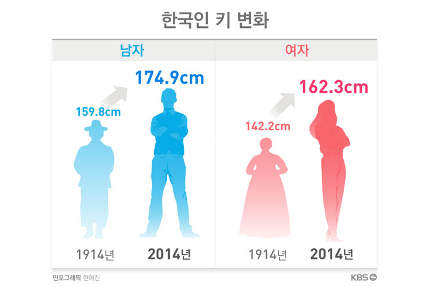 Creatrip How The Average Height In Korea Changed Over The Years | My ...