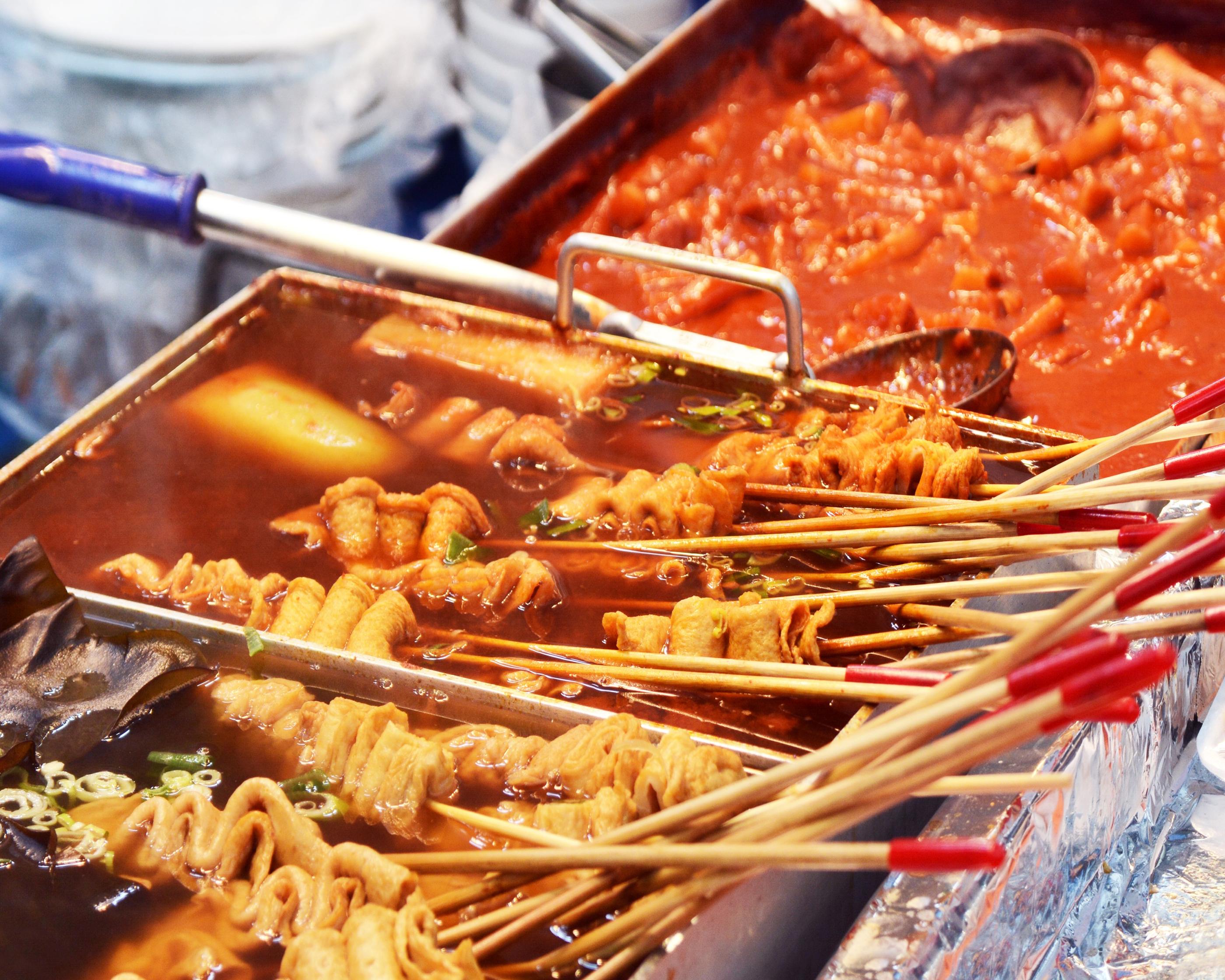 韓国文化、韓国人、トッポギ、韓国屋台、辛ラーメン