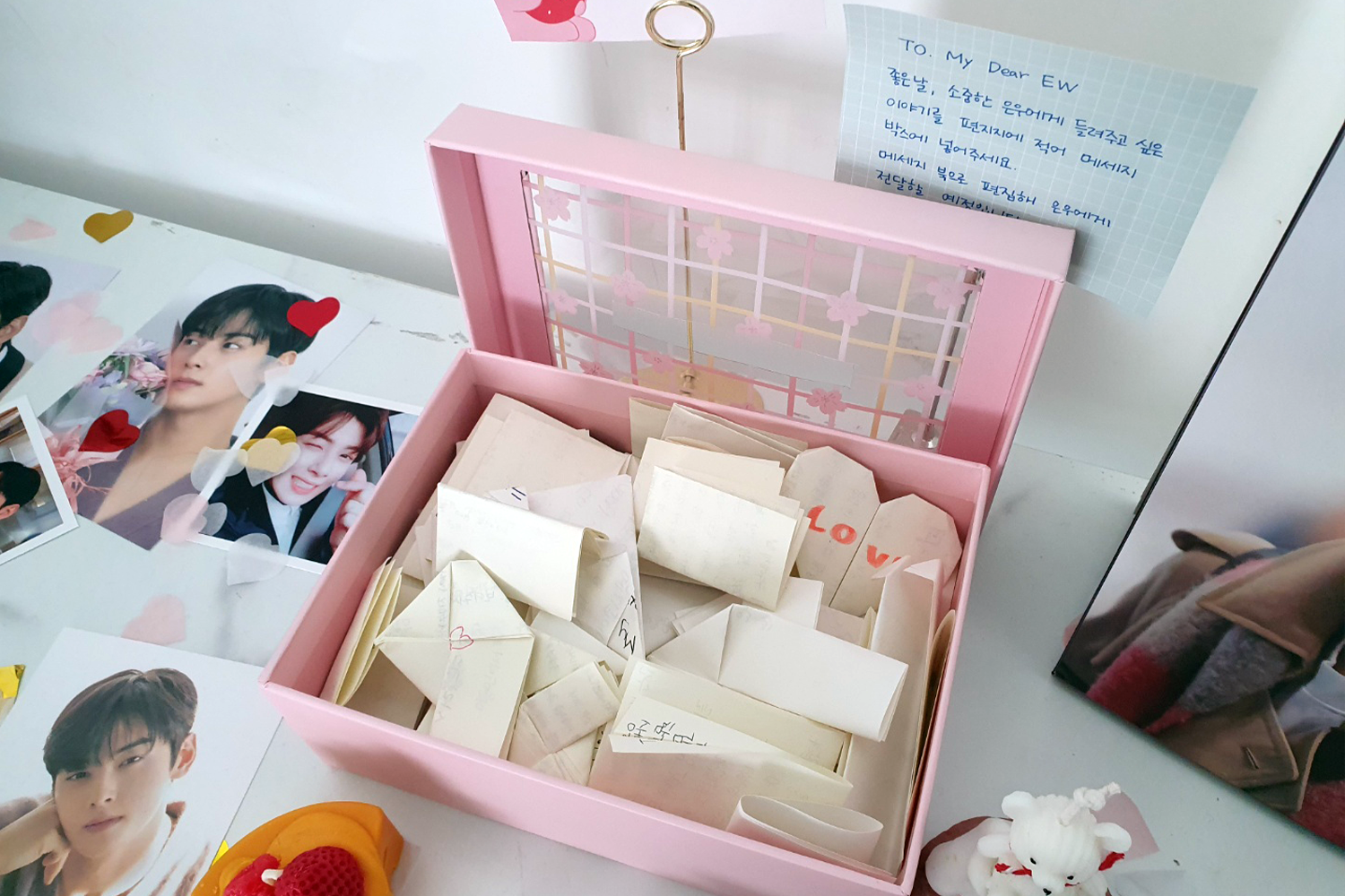 cha eun-woo fans letter