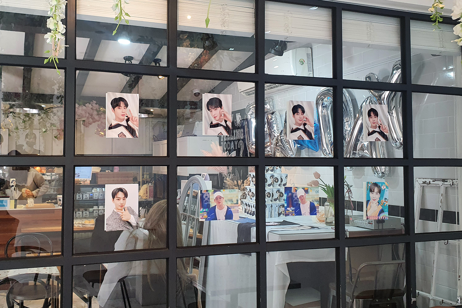 cha eun-woo pictures on wall