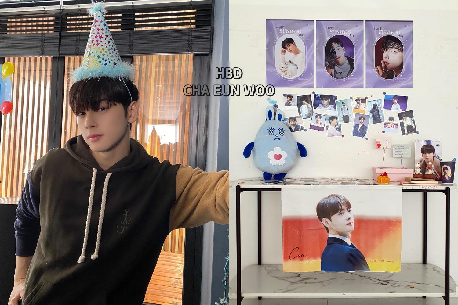 ASTROチャ・ウヌの誕生日カフェ