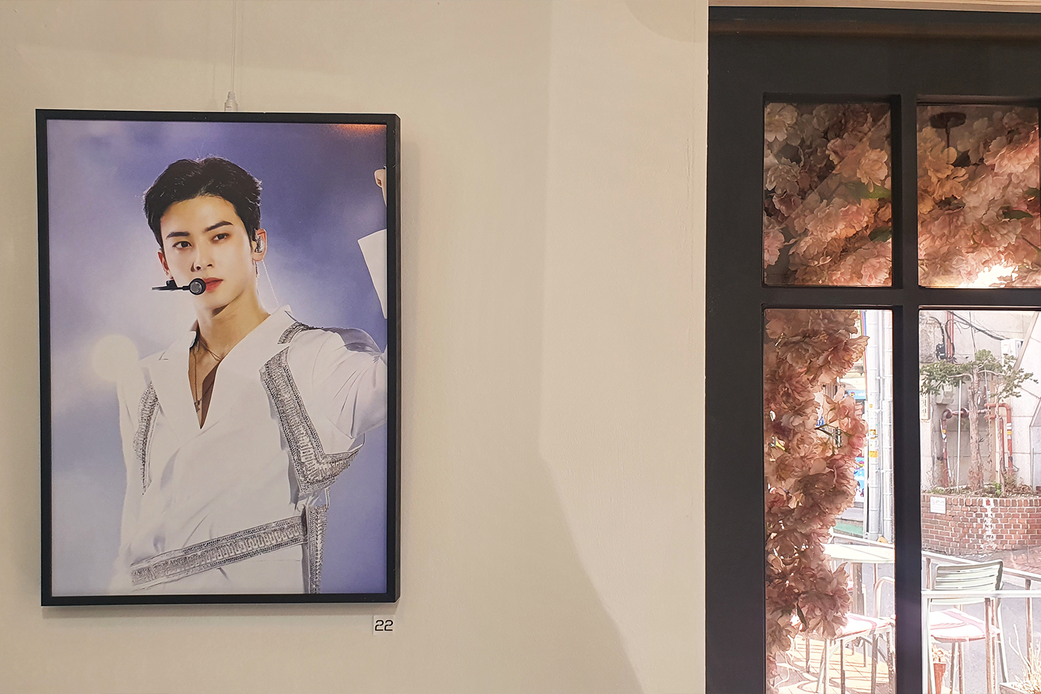 cha eun-woo framed photo