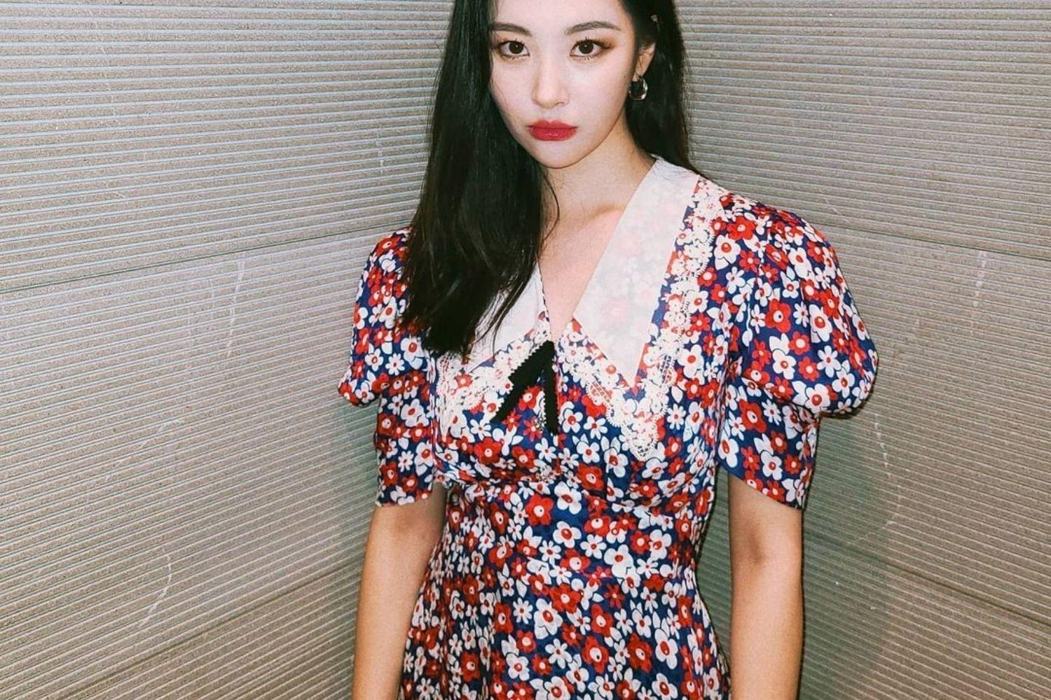 Sunmi vintage floral dress