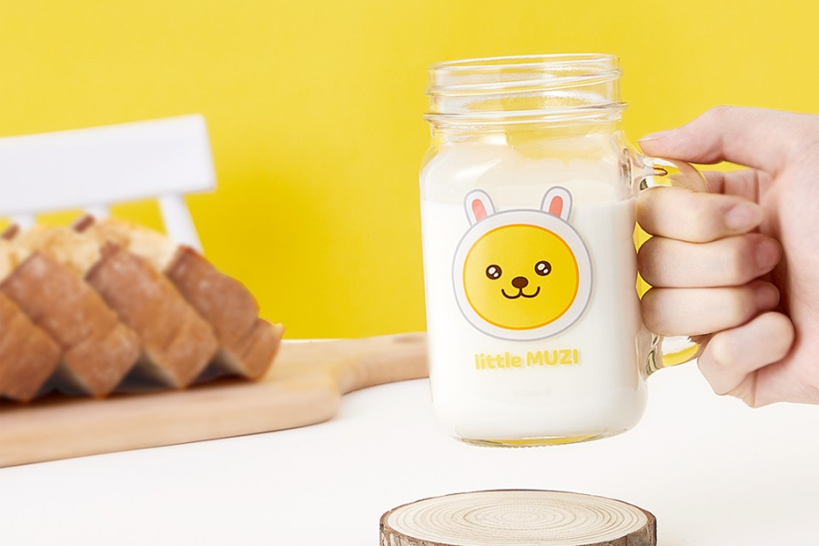 卡通圖案玻璃杯，韓國Daiso與Kakao Friends聯名商品