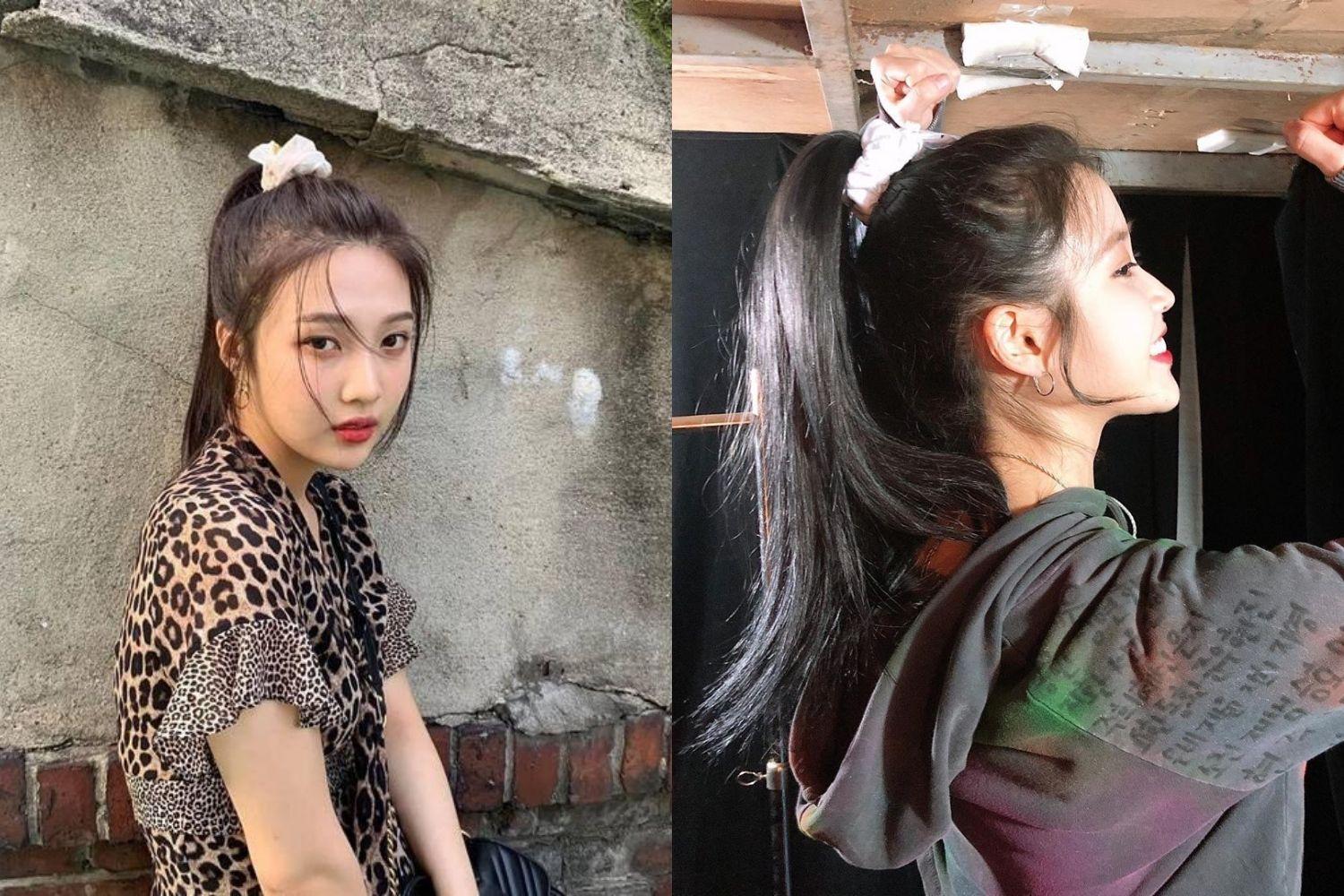 joy, IU Tóc buộc đuôi ngựa