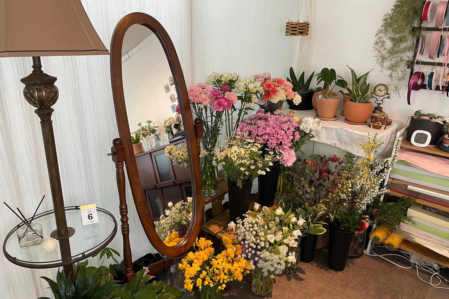 ร้านดอกไม้ Jarak_atelier มุมถ่ายภาพ