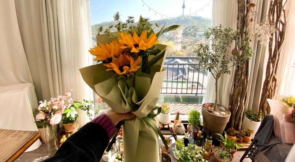 แนะนำคาเฟ่และร้านดอกไม้ ย่านจงกัก / ชุงมูโร