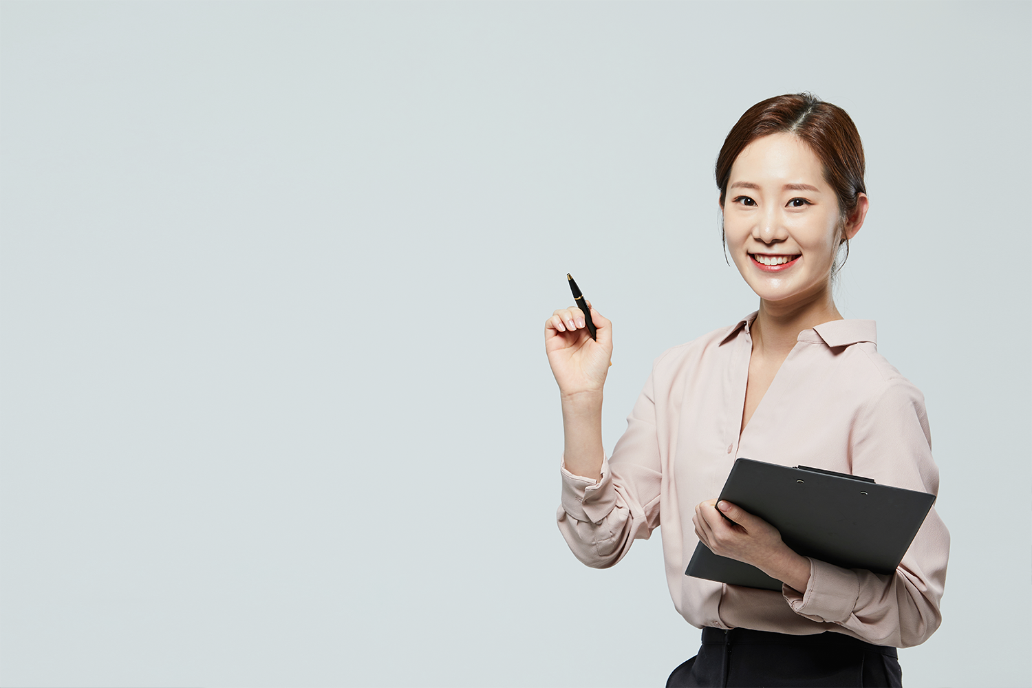 professional image of Korean instructor with white background