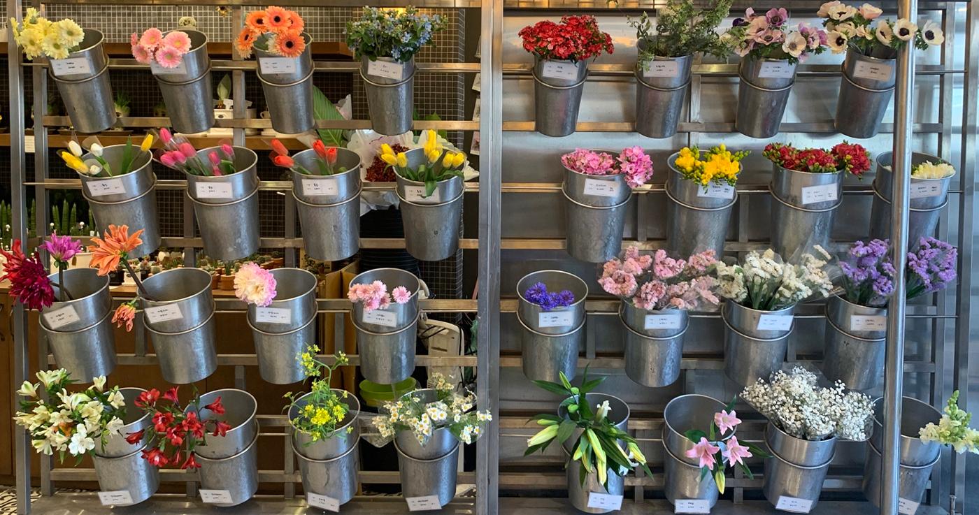 Floristerías en Hongdae que son populares entre los lugareños
