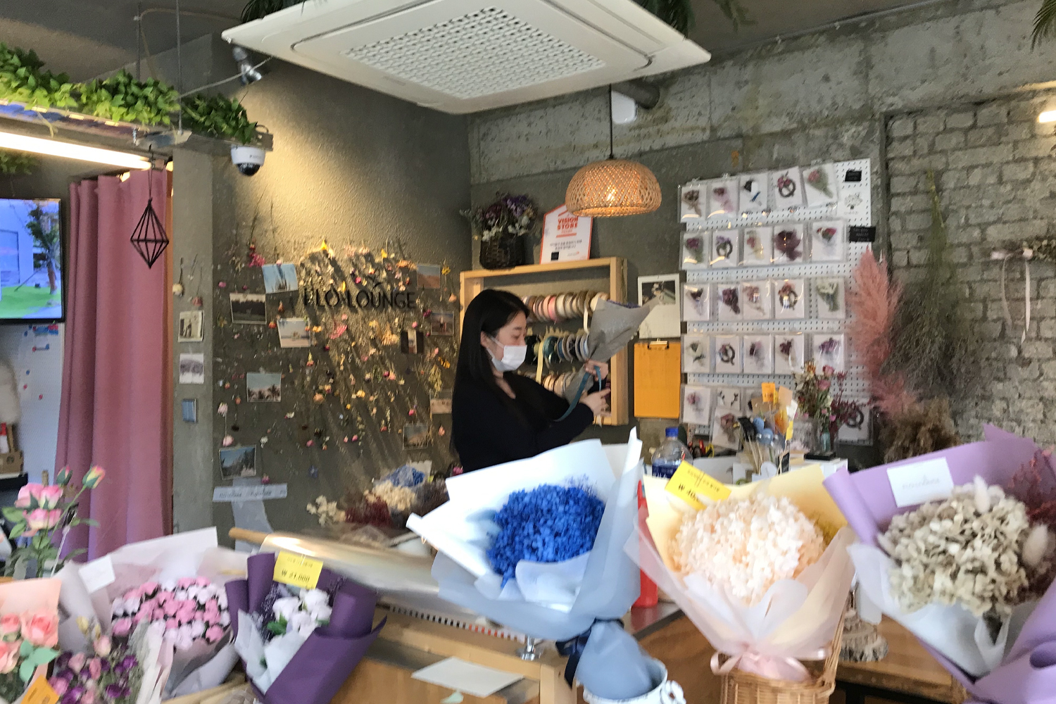 小型多肉植物和仙人掌展台，為家庭提供了多樣的綠植選擇