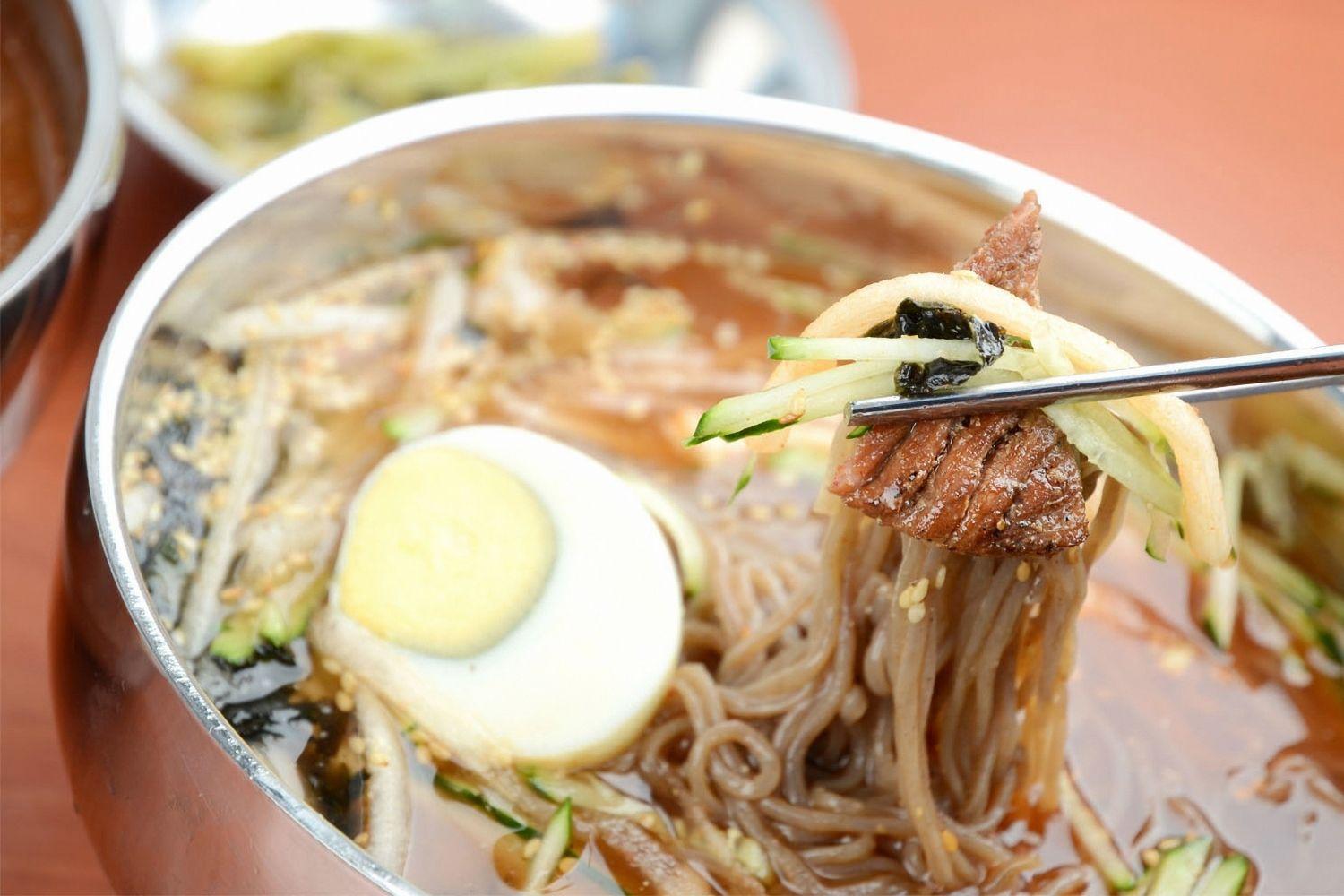 mỳ lạnh hàn quốc