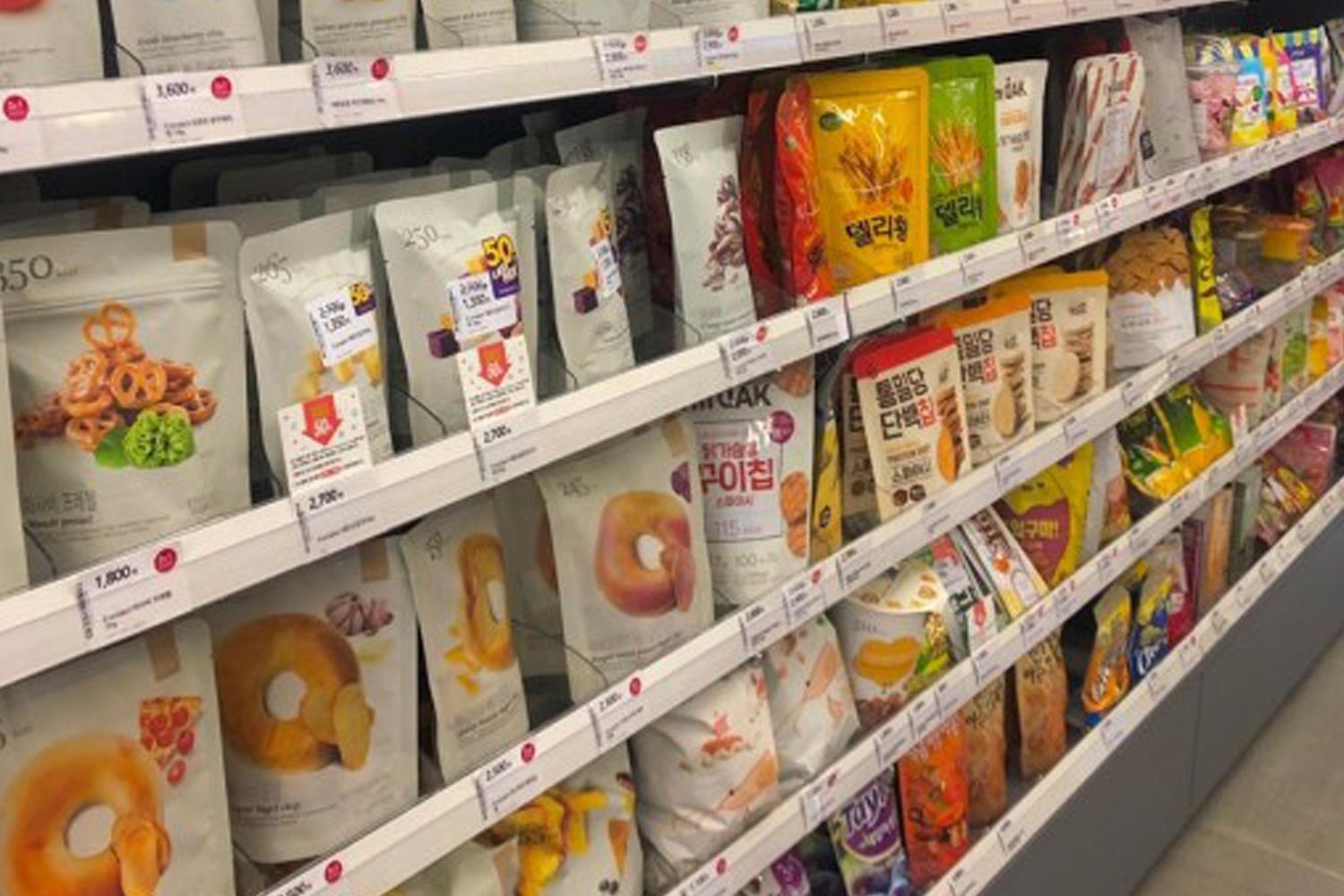 沢山食べても太らないオリーブヤングのお菓子