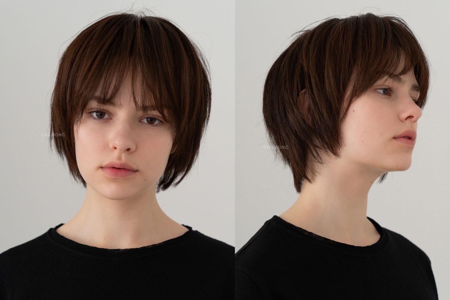 เทรนด์ผมสั้นปี 2025 Be'Be' (베베컷)