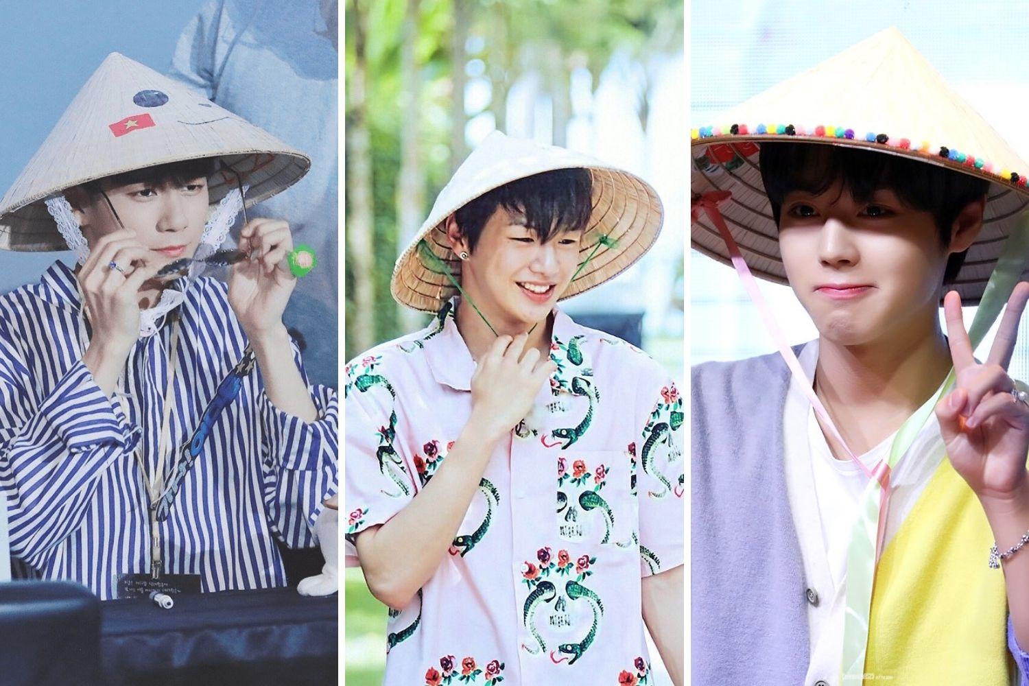 wanna one  đội nón lá việt nam 