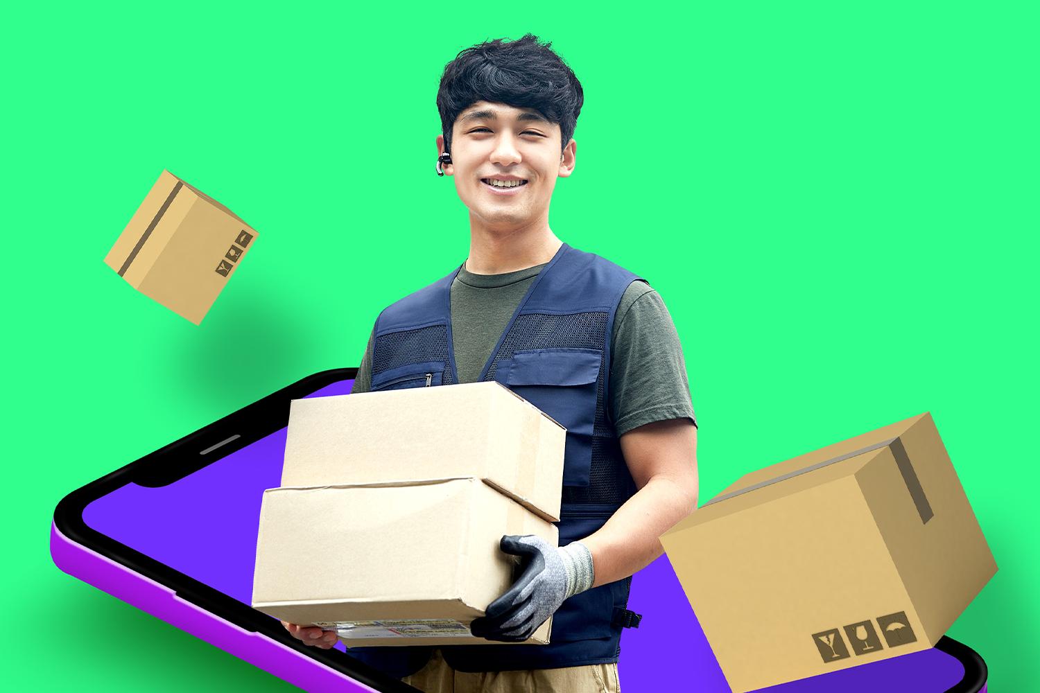 韓国の当日配達と早朝配達サービス